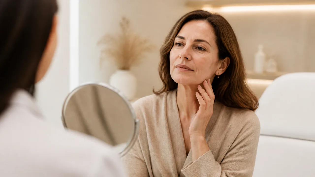 Consulta editorial de rejuvenecimiento facial en Medellín.